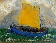 Odilon Redon The Mystical Boat oil painting artist